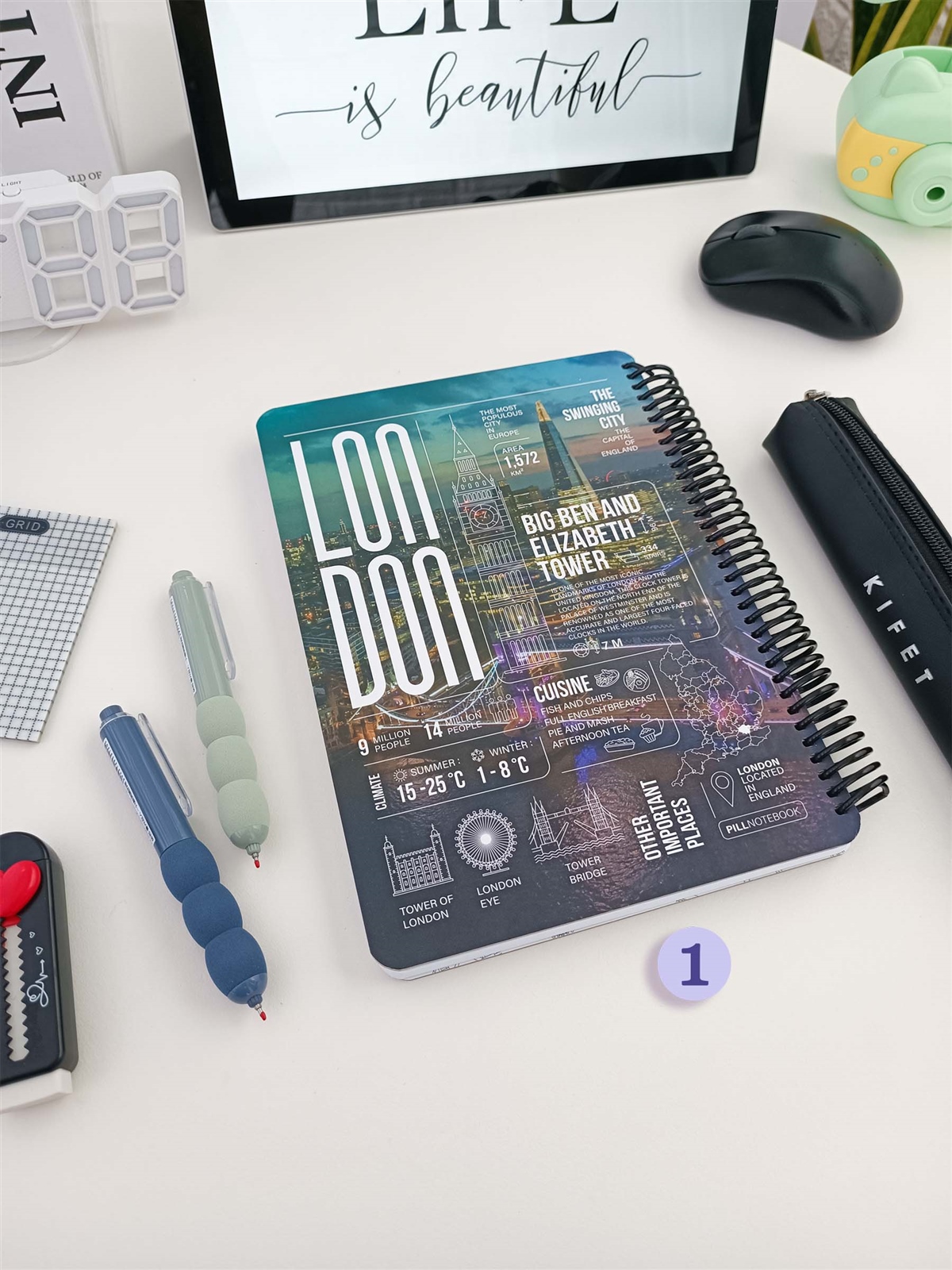 دفتر جلد سخت PILL - Image 3