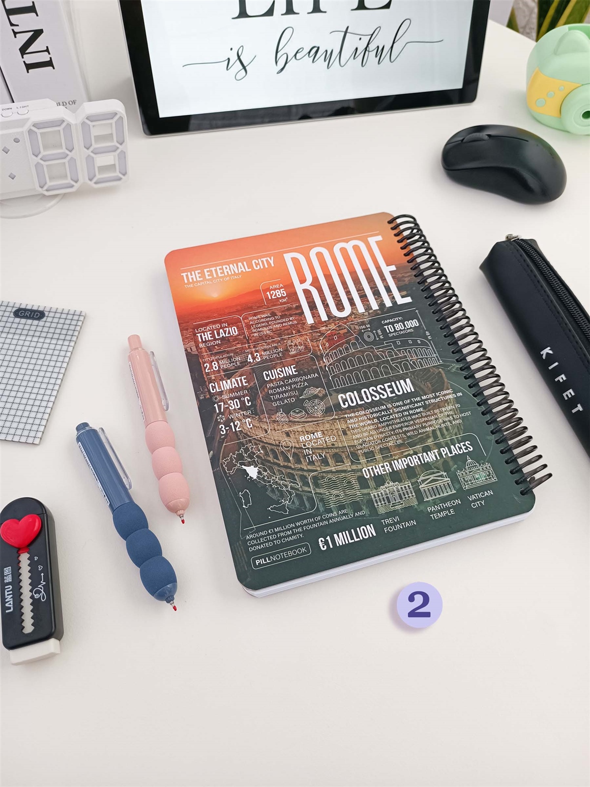 دفتر جلد سخت PILL - Image 4