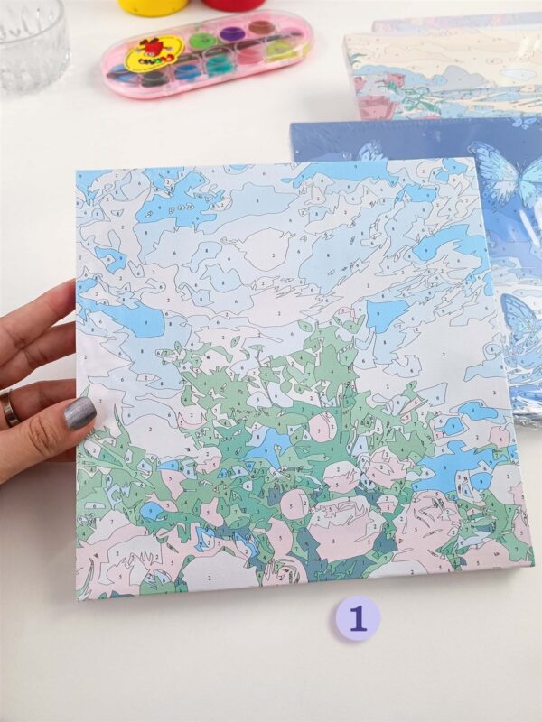 بوم نقاشی با اعداد طبیعت