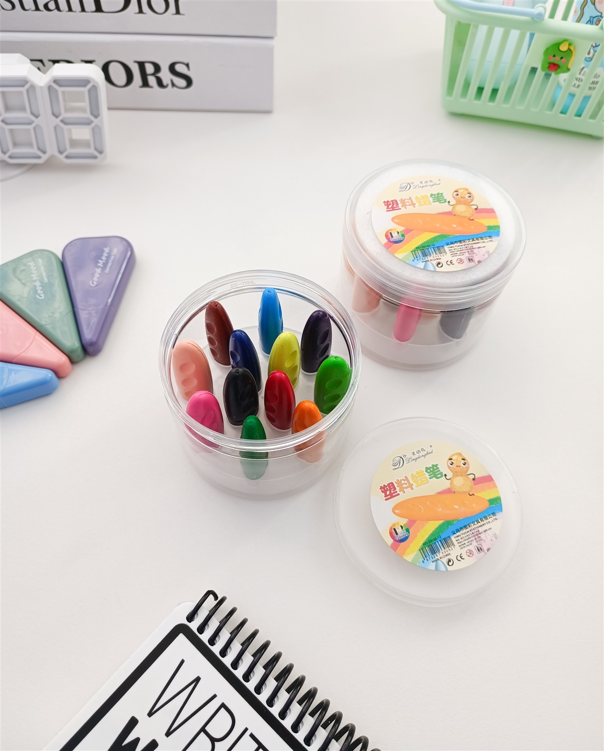 مدادشمعی 12 رنگ ضدآب