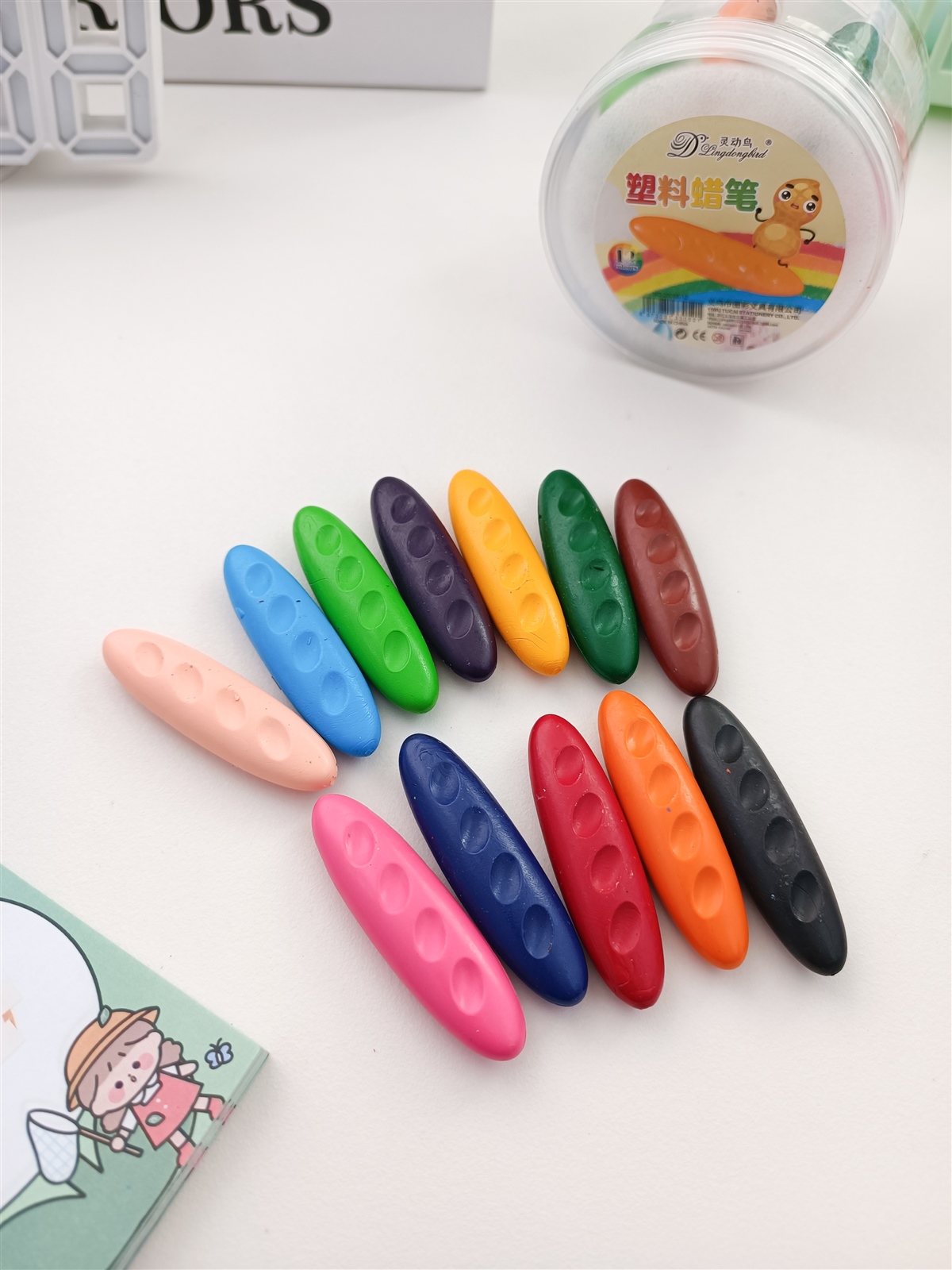 مدادشمعی 12 رنگ ضدآب - Image 5