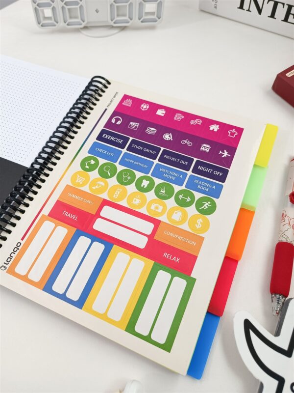 دفتر پروژه لانگو 100برگ