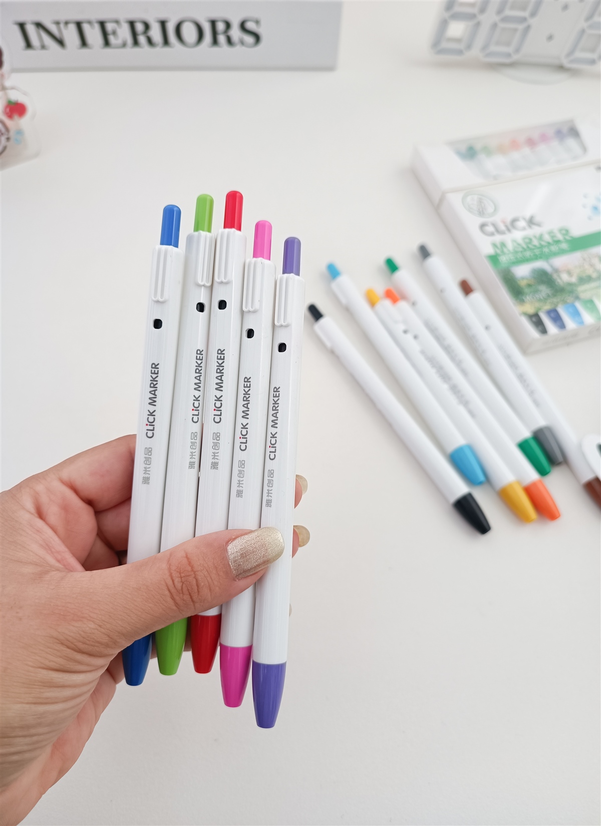 ماژیک کلیکی نوک نمدی - Image 7