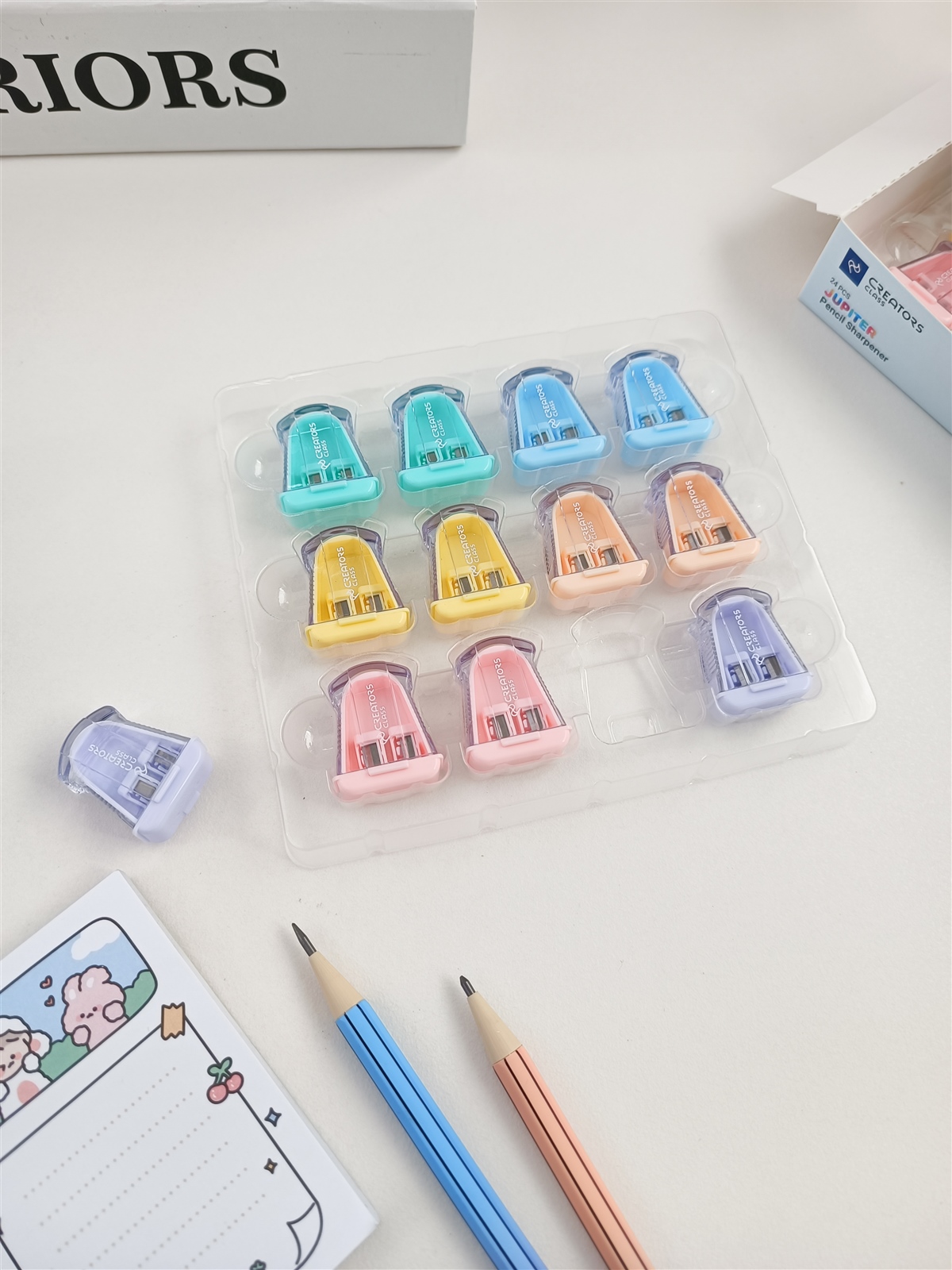 مداد تراش دو میل پاستلی - Image 2