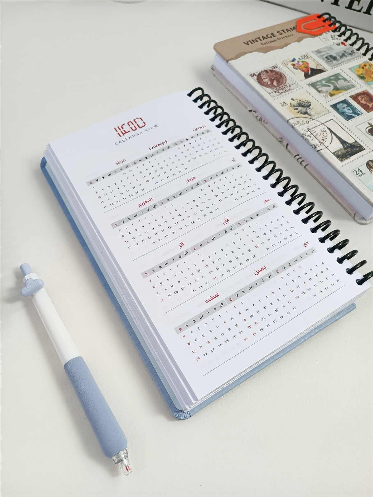 سررسید جلد سخت 1405 طرح بهار - Image 8