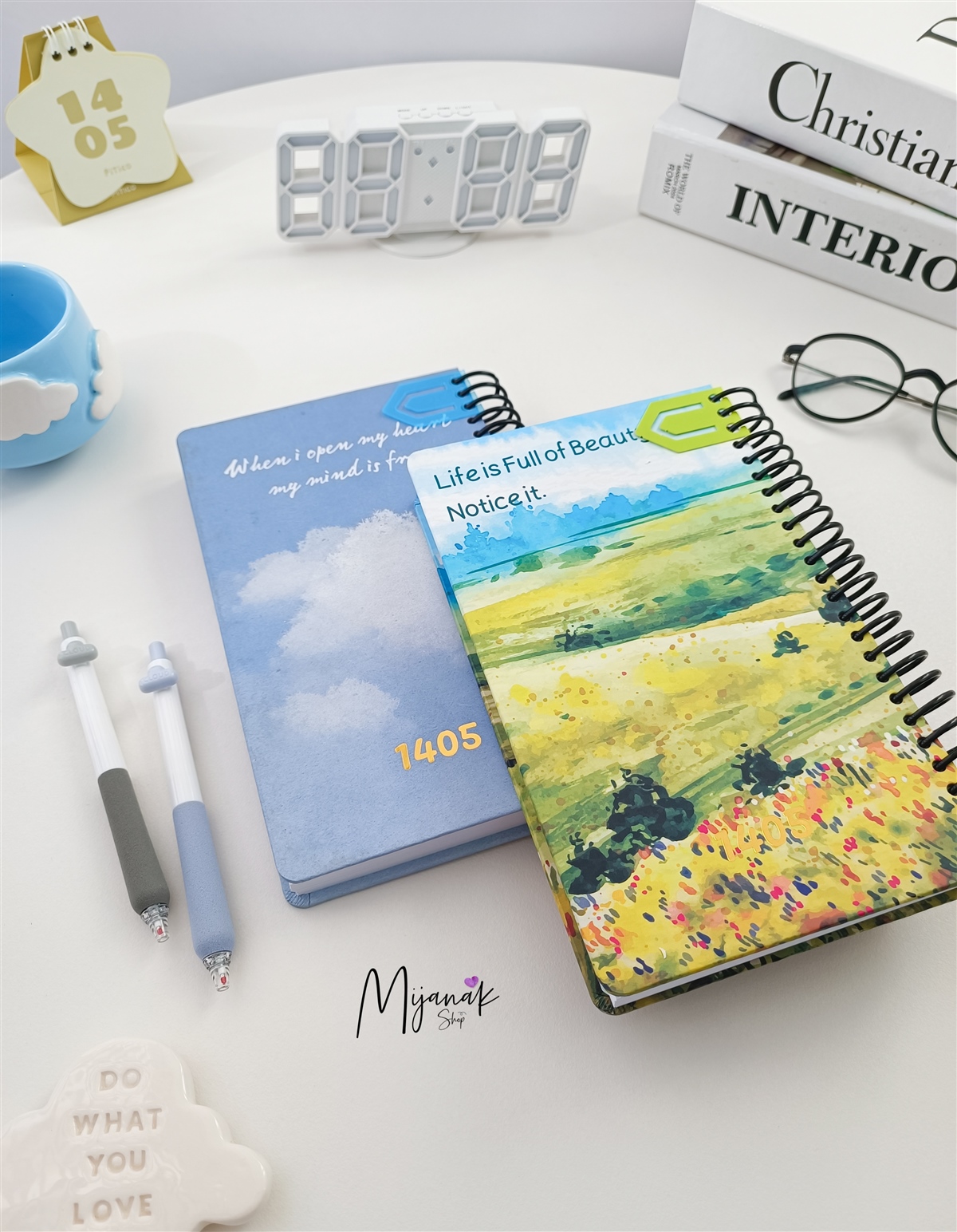 سررسید جلد سخت 1405 طرح بهار