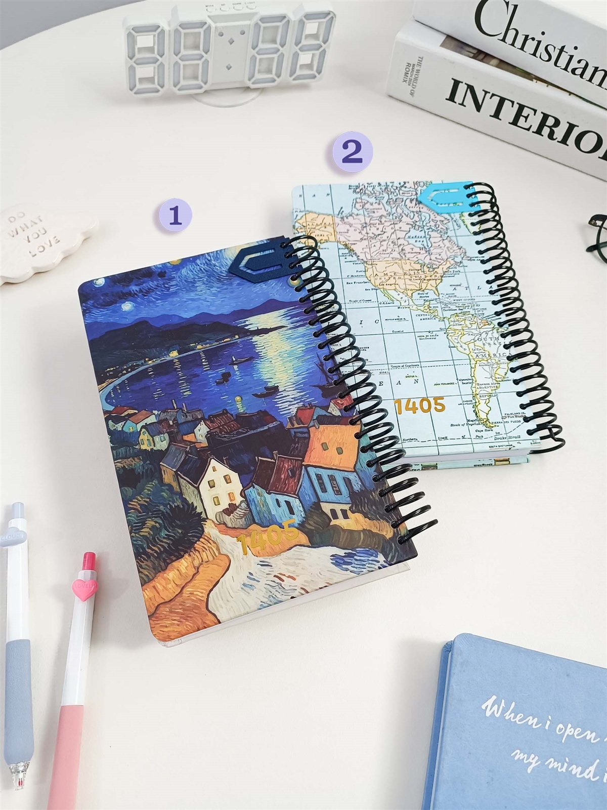 سررسید جلد سخت 1405 طرح بهار - Image 2