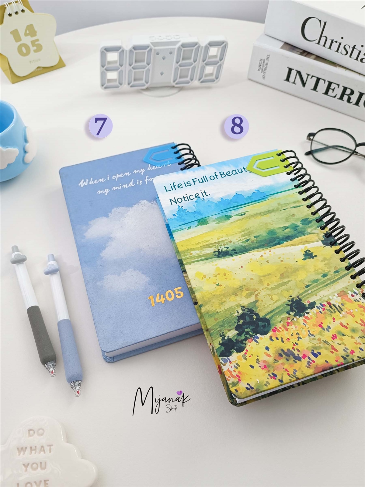 سررسید جلد سخت 1405 طرح بهار - Image 5