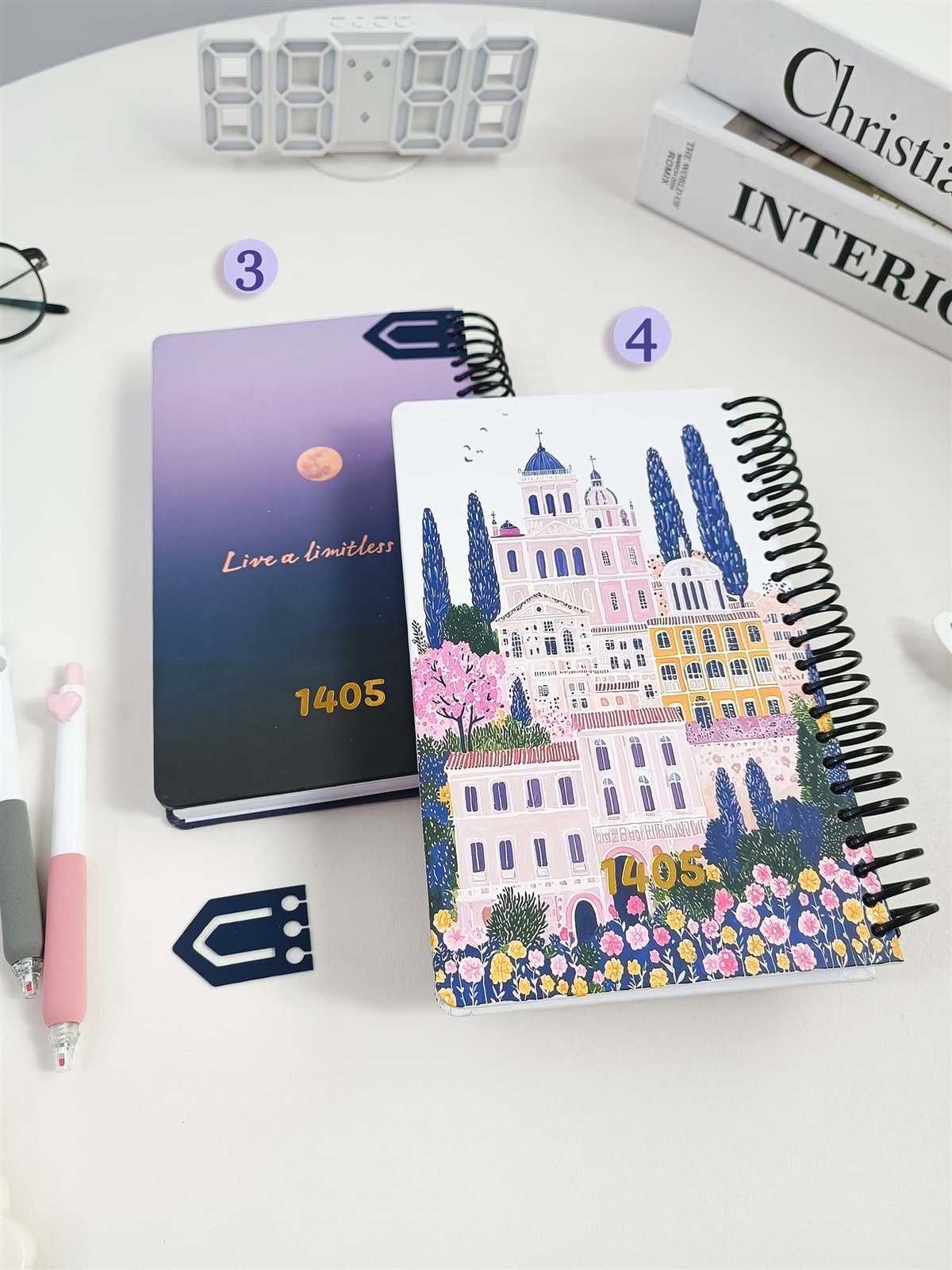 سررسید جلد سخت 1405 طرح بهار - Image 3